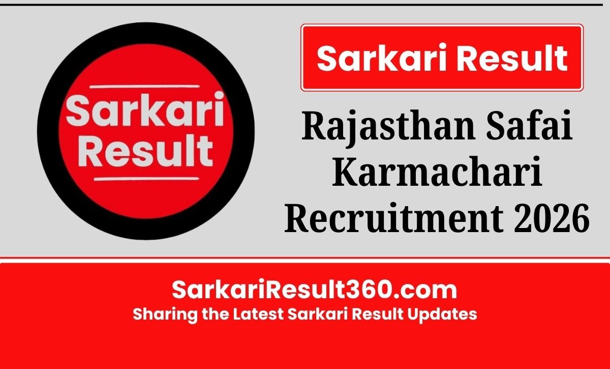 Rajasthan Safai Karmachari Recruitment 2026: Check Details and Apply Online Starts for 24752 Vacancies on August 15 @ lsg.rajasthan.gov.in