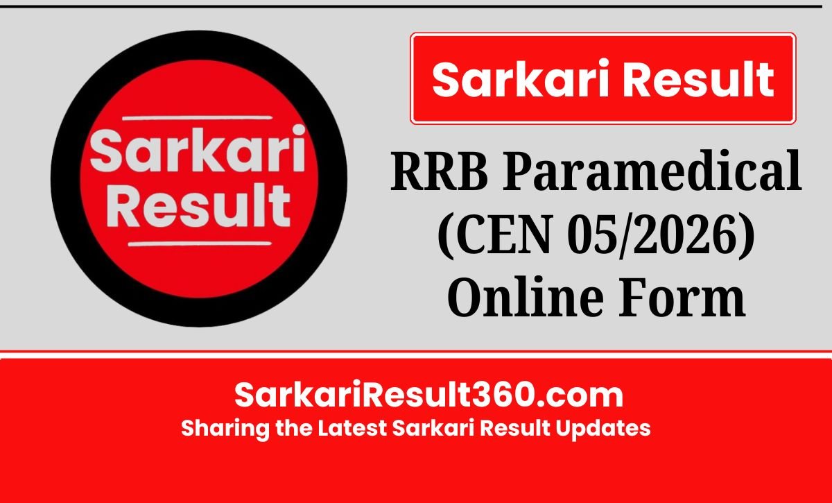 RRB Paramedical Staff Recruitment 2026: Check Details and Apply Online Starts for 560 Vacancies on September 15 @ rrbaply.gov.in