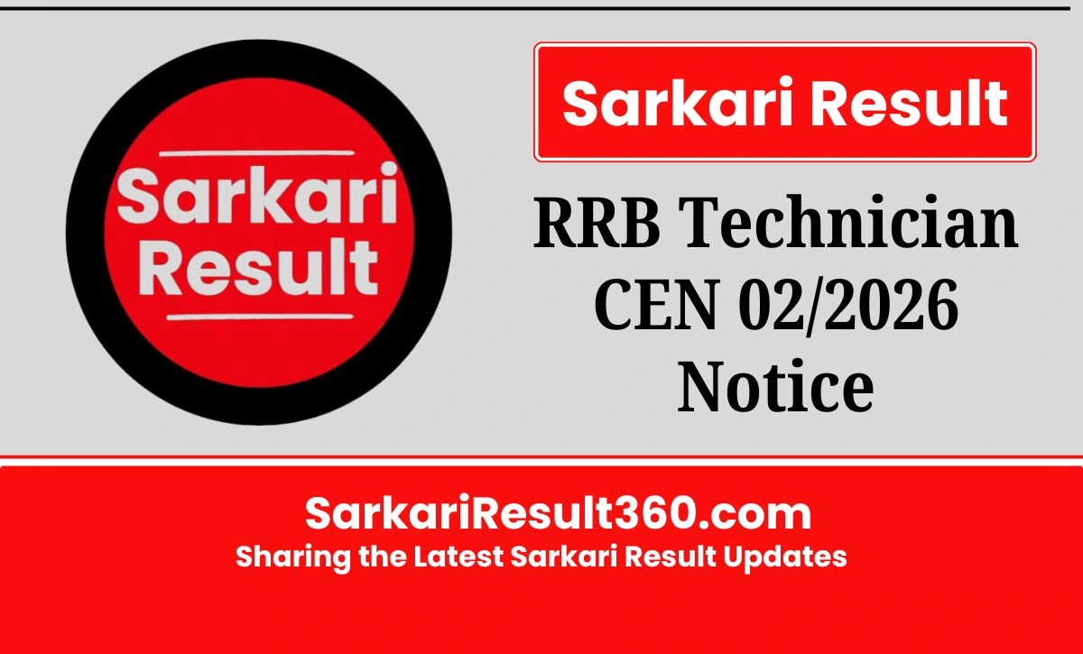 RRB Technician Notification 2026: Get the detailed Railway Technician Vacancy Details. with the Online Application Form is here.