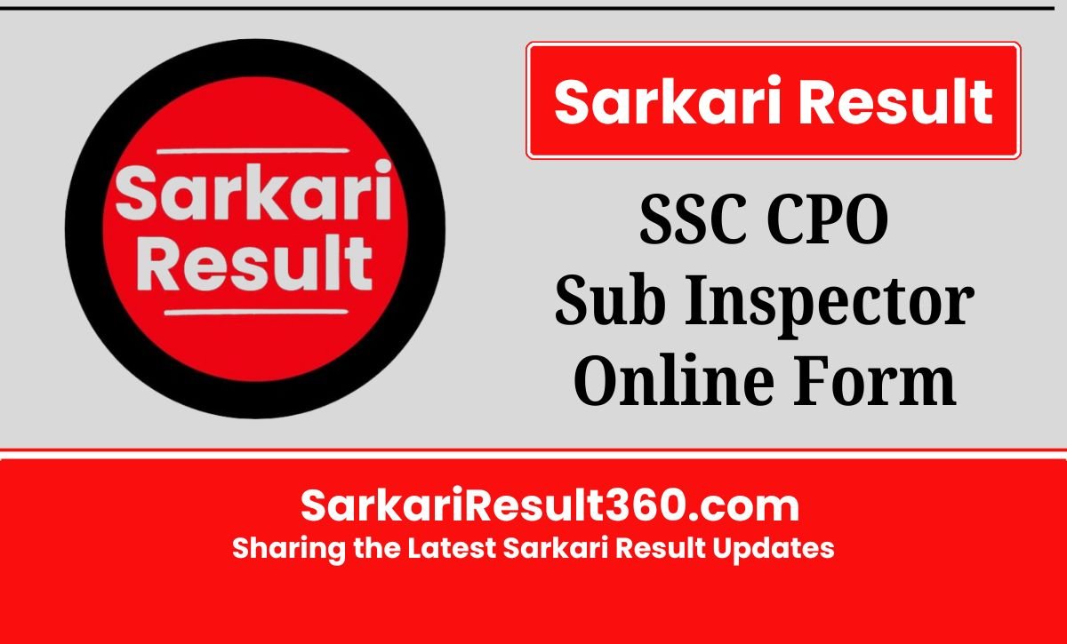 SSC CPO Notification 2026 - Get SSC CPO SI Recruitment 2026 Examination details like eligibility, vacancy, key dates & application form here
