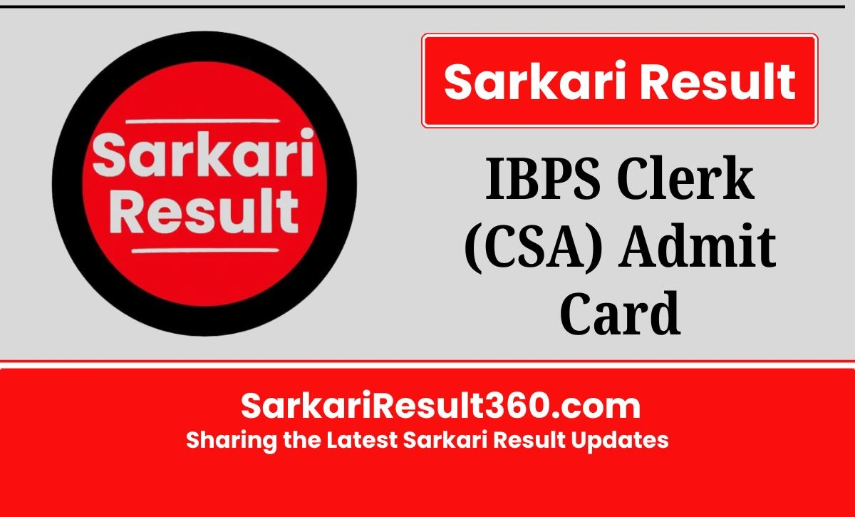 IBPS Clerk Prelims Admit Card 2026 releases @ ibps.in. However, interested candidates can use the direct link present here to get the same