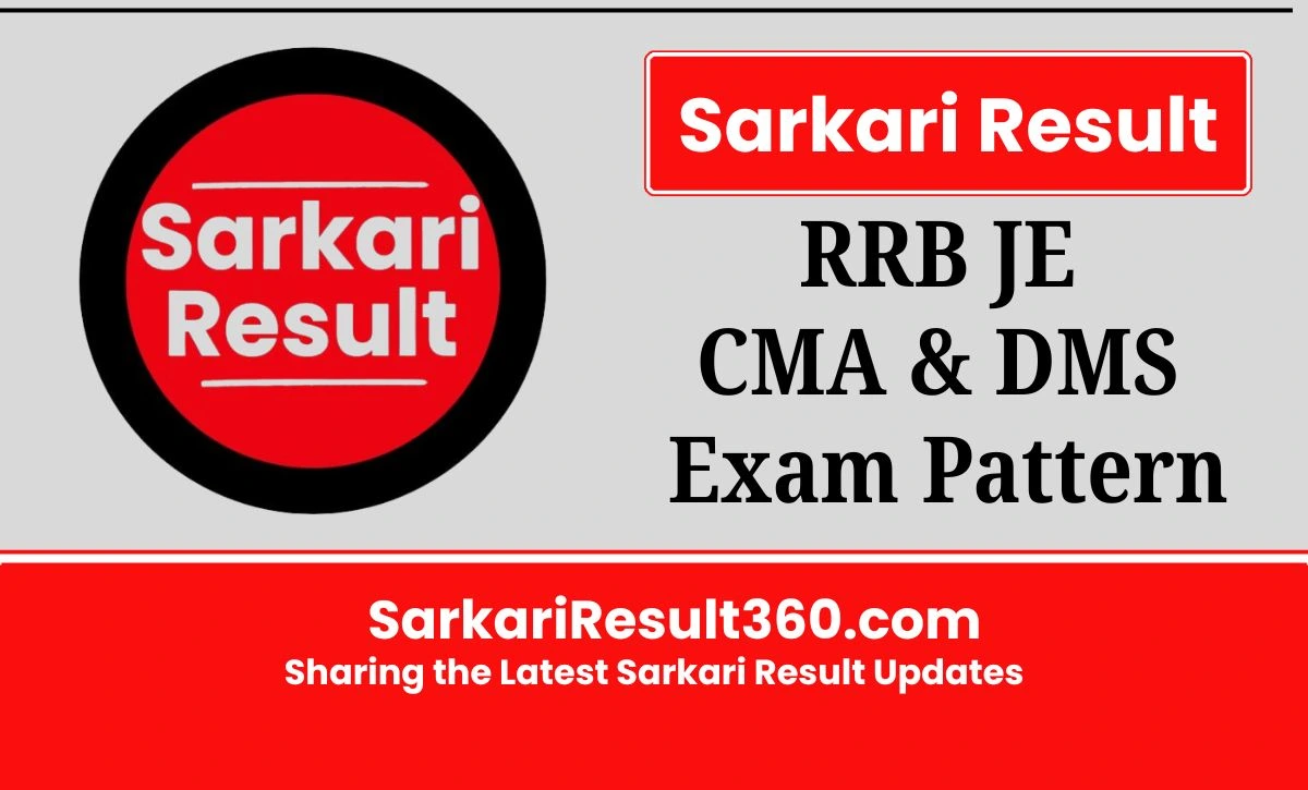 RRB JE Exam Pattern 2026: Get the Detailed RRB Junior Engineer CBT 1 / 2 Exam Pattern complete information to prepare for the selection test.
