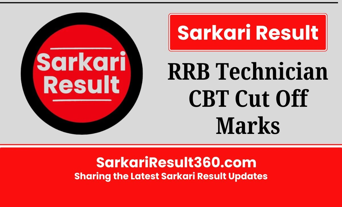 RRB Technician Cut Off 2026, Check RRB Technician Grade 1 & 3 Category Wise Cut Off Marks @ rrbapply.gov.in from this page.