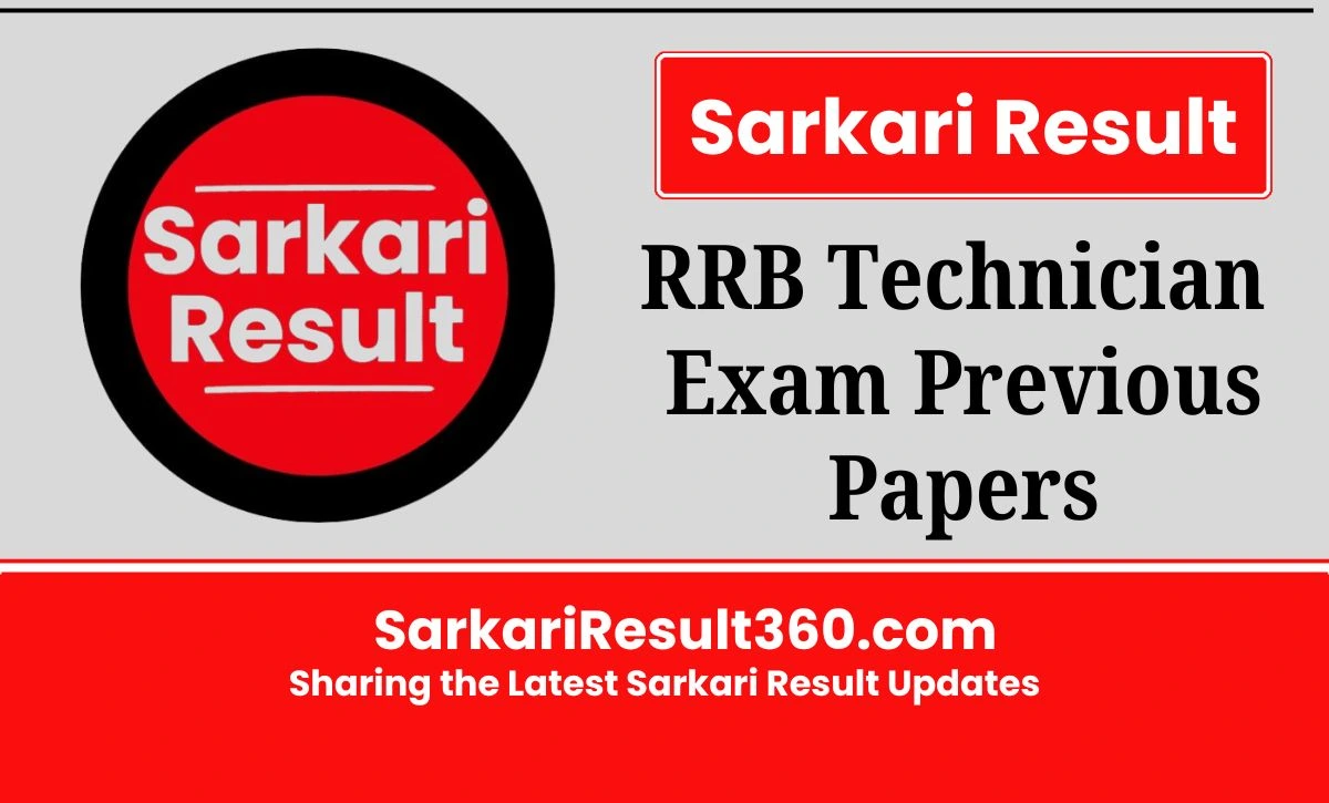 RRB Technician Previous Year Question Papers and Solutions PDF is shared on this page to let the aspirants prepare for the CBT